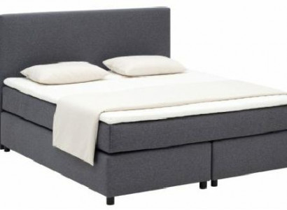 Bett Continental Boxspring Betten Polster Hoch Doppel Leder Textil Bett